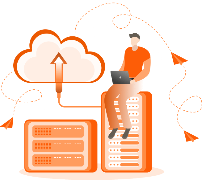 Ilustración Hosting
